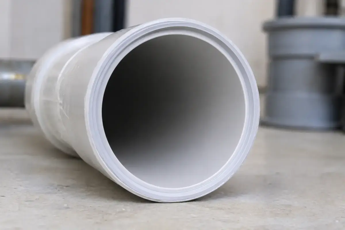 Canalisation entartrée puis propre